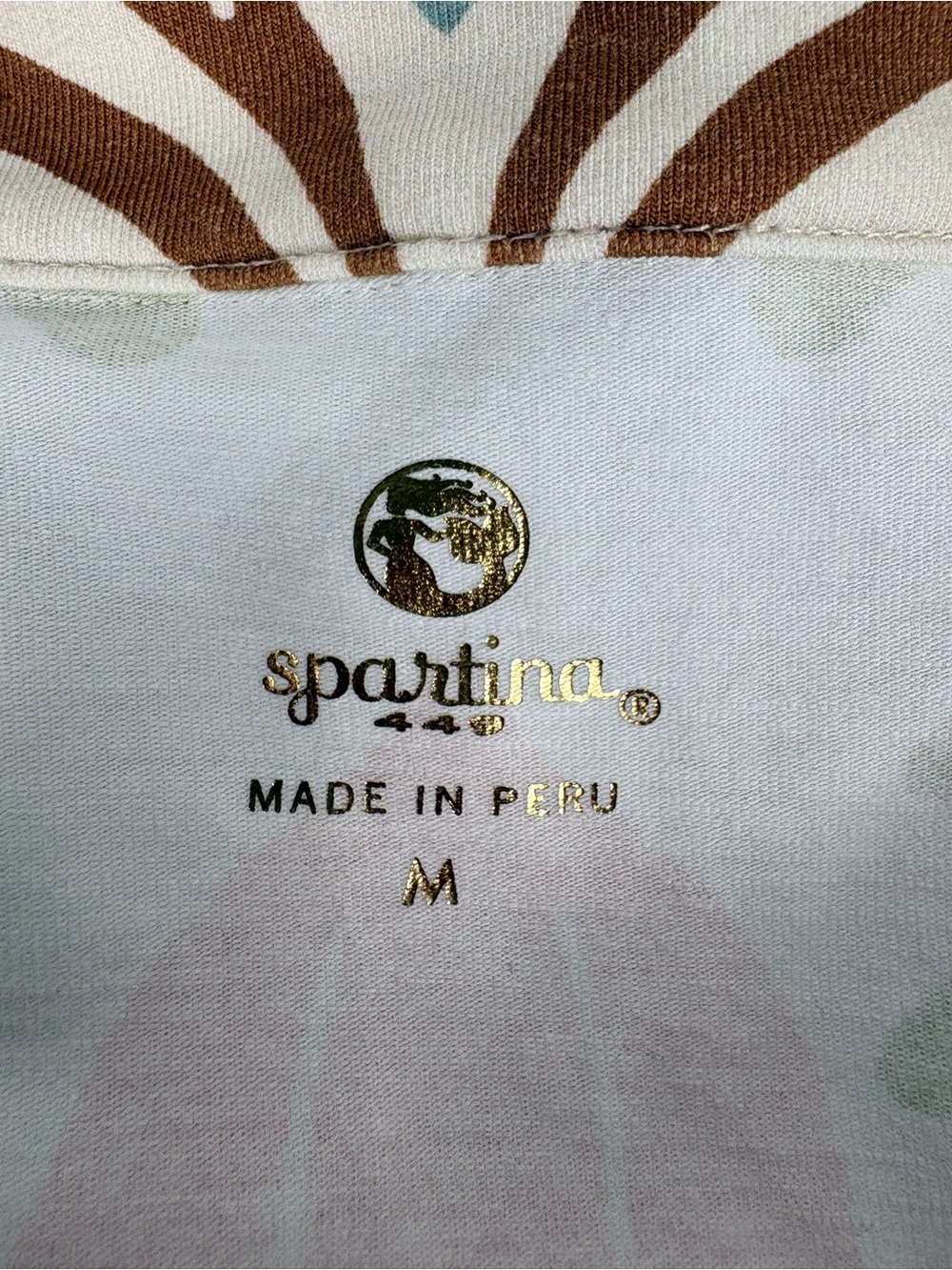Spartina 449 Kit Midi Dress Peruvian Cotton Floral Summer Boho Resort Medium - Picture 11 of 13